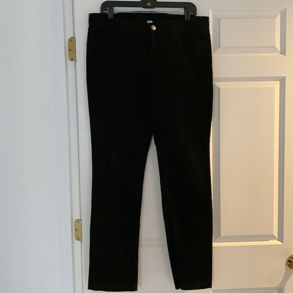 Black J Crew corduroy pants